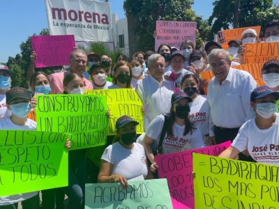 Felicita el presidente L&oacute;pez Obrador a Jos&eacute; Paz L&oacute;pez presidente electo de Badiraguato