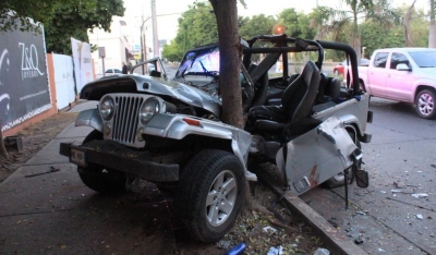 Amanece Culiacán con dos heridos por choques en puntos céntricos de la ciudad