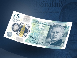 Revelan primera imagen de billetes con el rostro del rey Carlos III