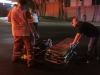 Entre la vida y la muerte se debate un motociclista tras derrapar sobe la avenida Obreg&oacute;n, en Culiac&aacute;n