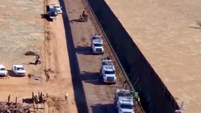 Frontera de acero: Avanza a marcha forzada el "muro inteligente" de Trump entre Sonora y Arizona