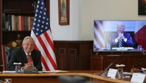 AMLO y BIDEN, sostienen reuni&oacute;n bilateral virtual y confirman que ser&aacute;n &ldquo;Buenos Vecinos&rdquo;