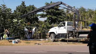 Muere electrocutado cuando colocaba una mufa en un vivero, en San Pedro, Navolato