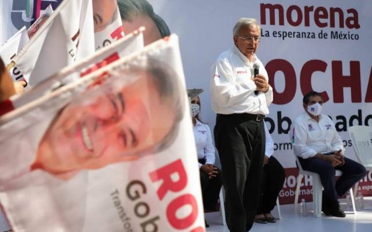Cierra campaña Rubén Rocha en Badiraguato