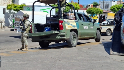 Delincuente asalta banco y escapa en cami&oacute;n en la sindicatura de Aguaruto en Culiac&aacute;n
