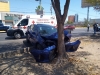 Por quedarse dormido un hombre provoc&oacute; accidente en el bulevar Pedro Infante