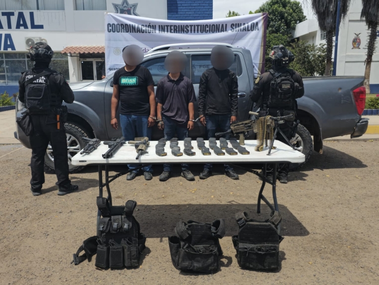 Siete civiles fueron detenidos en el municipio de Culiac&aacute;n