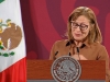 Tatiana Clouthier llora al renunciar a la Secretar&iacute;a de Econom&iacute;a; 'gracias presidente'
