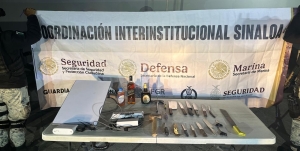 Grupo Interinstitucional asegura objetos il&iacute;citos tras revisi&oacute;n en el Penal de Aguaruto, en Culiac&aacute;n