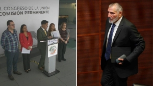Tras vincularse a Berm&uacute;dez de tener nexos delictivos, desconocen en el Senado el paradero de Ad&aacute;n Augusto