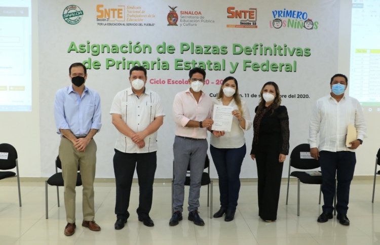 Asignan 58 plazas definitivas a maestras y maestros de primaria