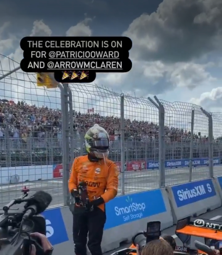 Se impone mexicano Pato O'Ward en Toronto en la IndyCar