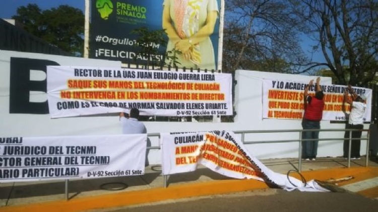 Acusan de desv&iacute;o de recursos al director del Tec de Culiac&aacute;n