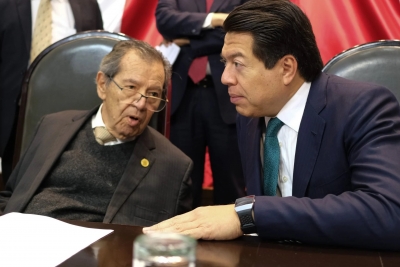Muñoz Ledo se declaró en pie de guerra tras ser vencido por Mario Delgado para la presidencia de Morena