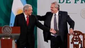 L&oacute;pez Obrador confirma visita del presidente de Argentina