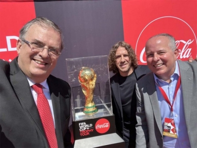 Ya est&aacute; en M&eacute;xico la Copa Mundial FIFA 2022