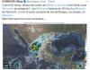 &ldquo;Orlene&rdquo; toc&oacute; tierra a las 7:45 horas en Escuinapa, Sinaloa esta ma&ntilde;ana