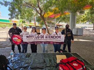 Refuerzan vigilancia en espacios p&uacute;blicos durante jornada vacacional en Culiac&aacute;n