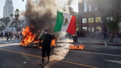 Paisanos acusan que hay infiltrados en protestas contra redadas a migrantes en Los Ángeles: Sheinbaum