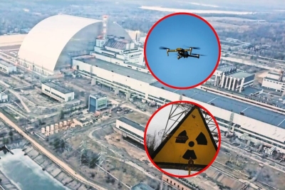 Rusia niega haber atacado sarc&oacute;fago nuclear de Chern&oacute;bil en Kiev con dron explosivo