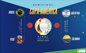 Las semifinales de la Copa Am&eacute;rica 2021