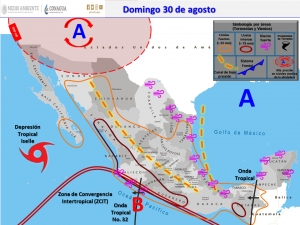 Se esperan lluvias fuertes puntuales para los pr&oacute;ximos d&iacute;as de la semana, informa el SMN: Protecci&oacute;n Civil Sinaloa