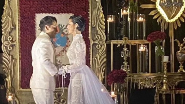 Ángela Aguilar y Christian Nodal se casan en una boda privada en una hacienda en Morelos