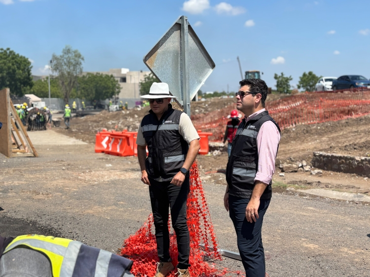 Realiz&oacute; Obras P&uacute;blicas recorrido de supervisi&oacute;n por las obras del boulevard Agricultores y Malec&oacute;n R&iacute;o Culiac&aacute;n